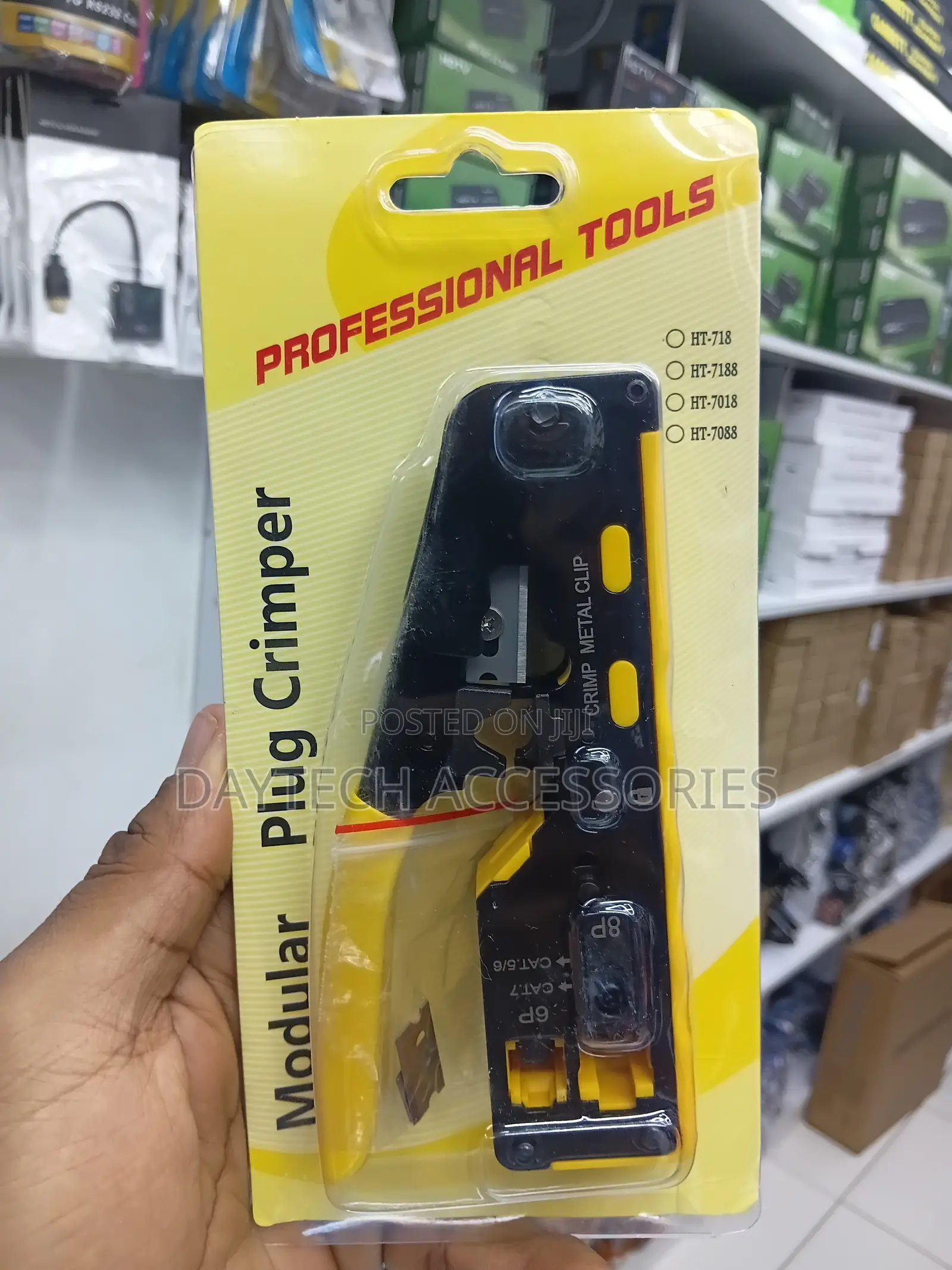 Pass Through RJ45 All-in-One Modular Ethernet Crimping Tool Cat5 Cat6