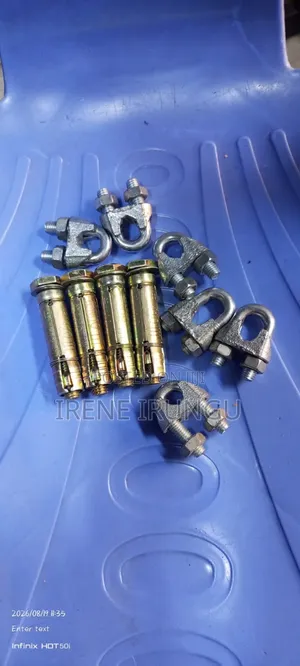 Gym Cable U Bolt Hooks