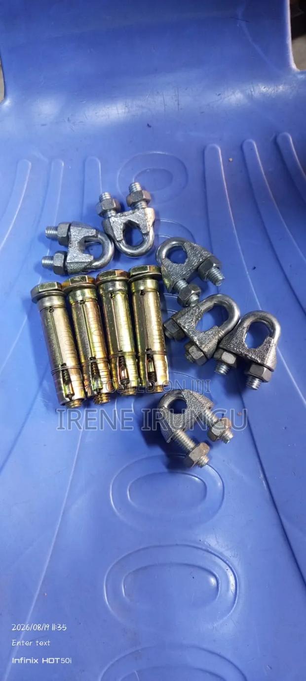 Gym Cable U Bolt Hooks