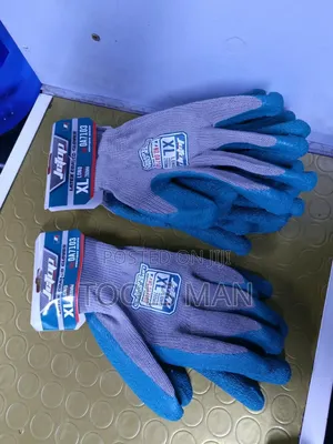 Safety Gloves Heavy Duty - JCTOP Latex Coated Work Gloves XL