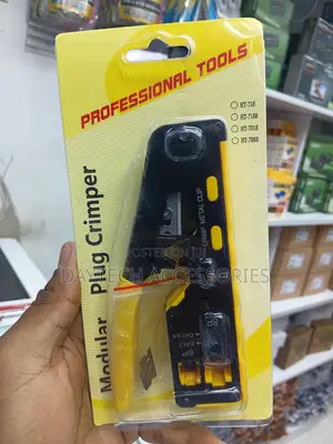 Network Crimping Tool for RJ45 Pass-Through Connectors.