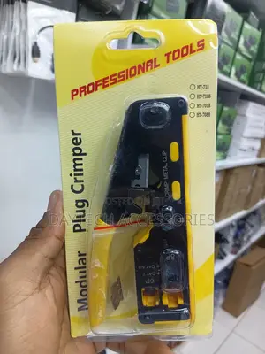 RJ45 Pass Through Crimper Tool for RJ45 Connectors.