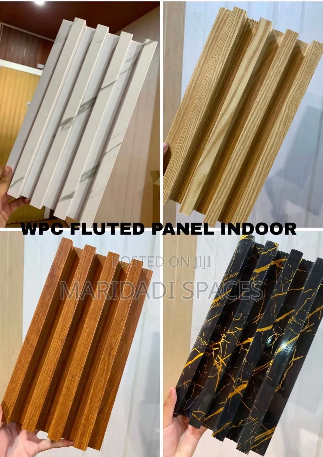 WPC Fluted Wall Panel - Waterproof Decorative Cladding