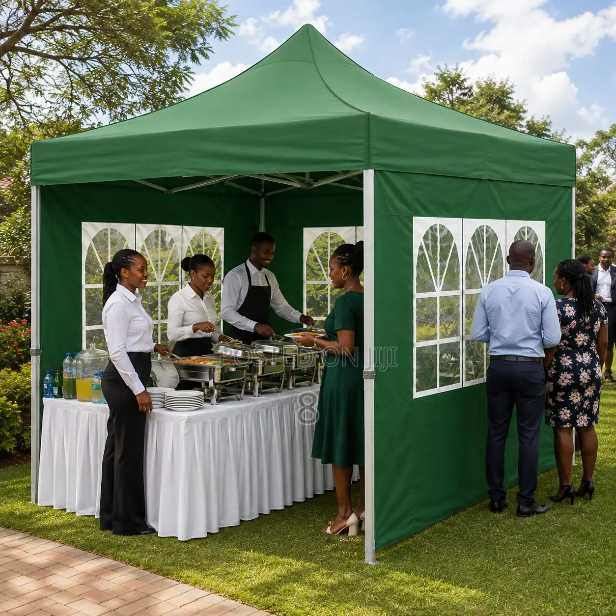 Heavy Duty Garden Gazebo Tent With Windows