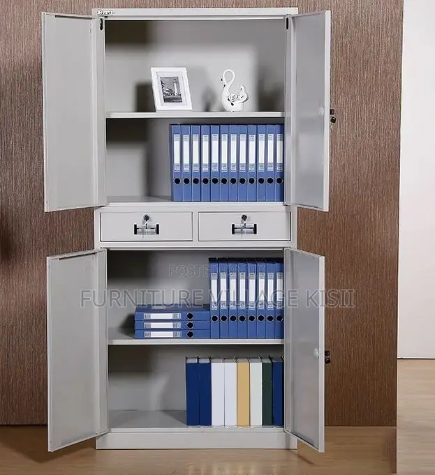 Office Cabinet; Half -Glass Modern Filling Cabinet