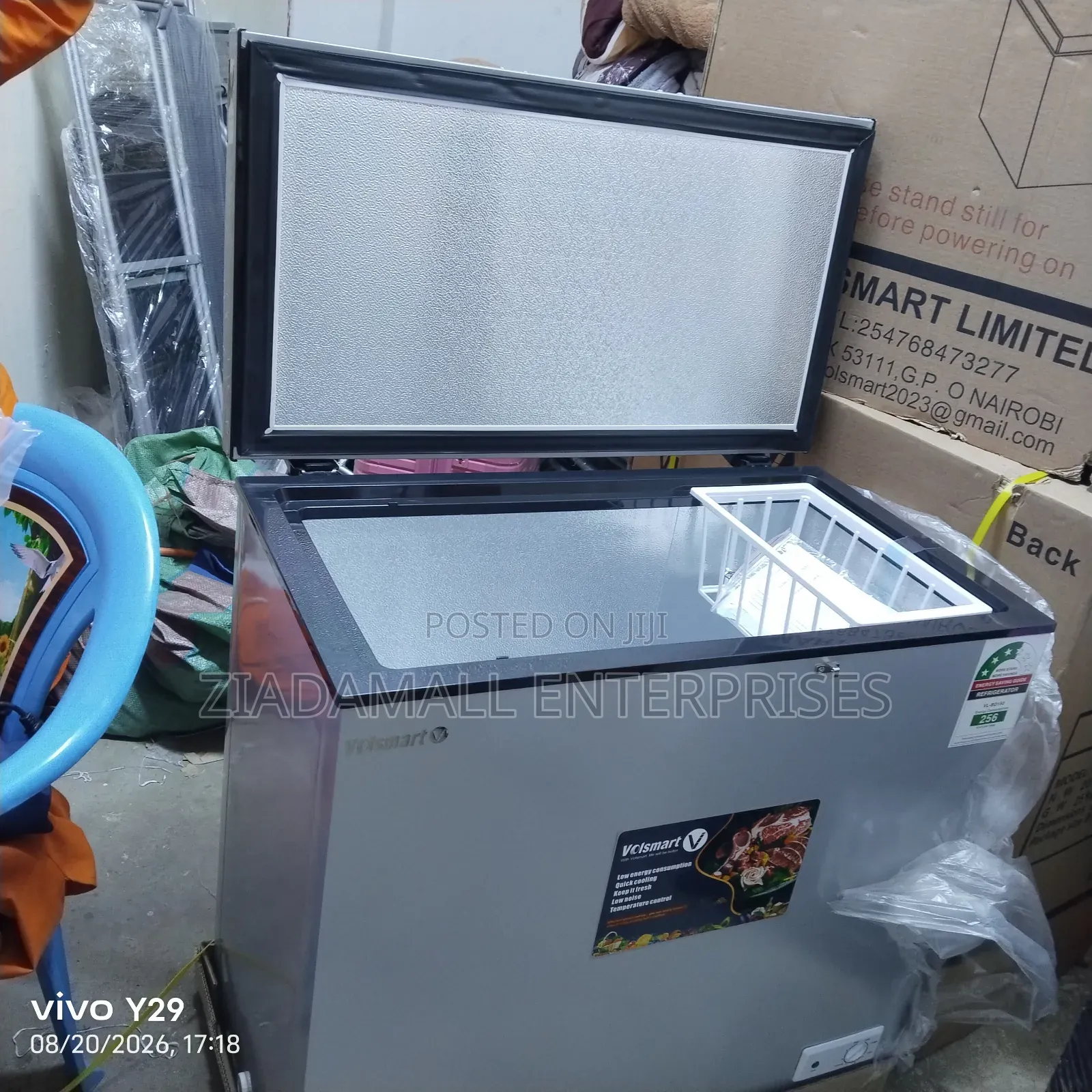 Colour Silver - Ecomax 169L Deep Freezer