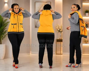 Stylish 3-Piece Casual Set Original Tracksuits Turkey Sample