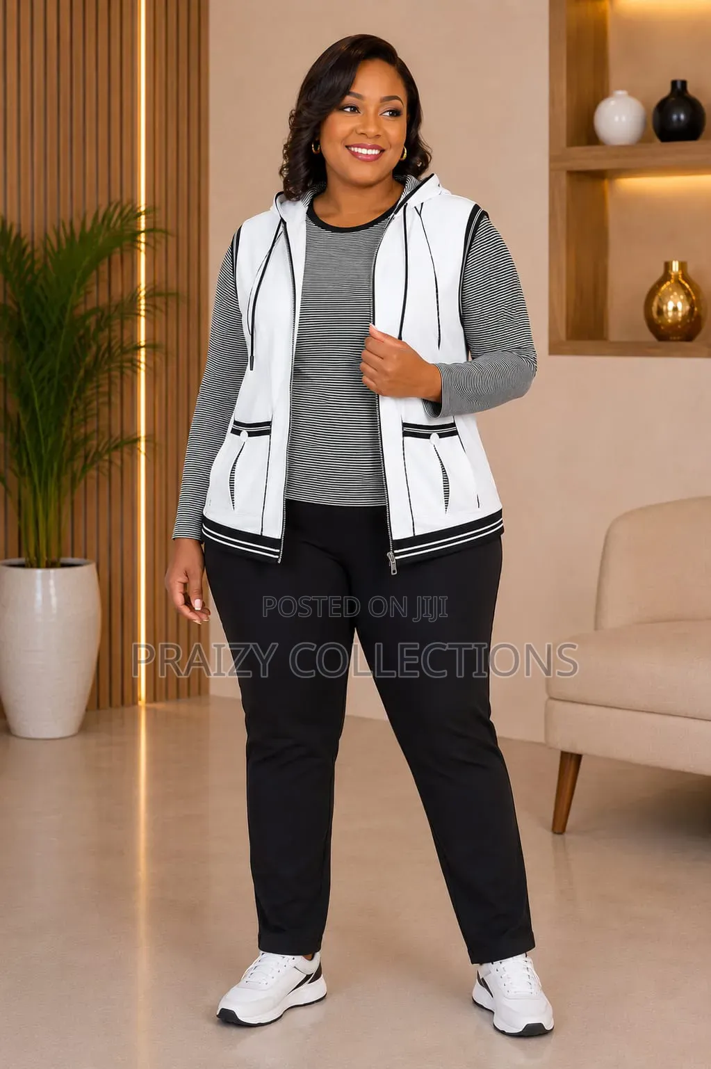 Stylish 3-Piece Casual Set Original Tracksuits Turkey Sample