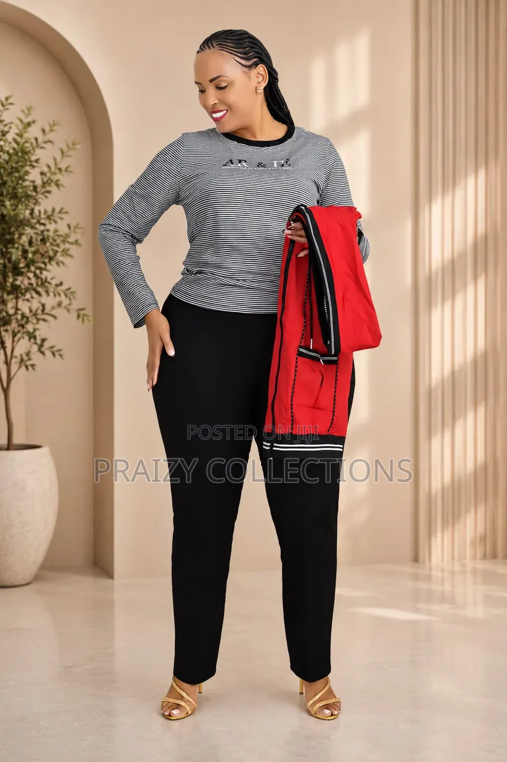 Stylish 3-Piece Casual Set Original Tracksuits Turkey Sample