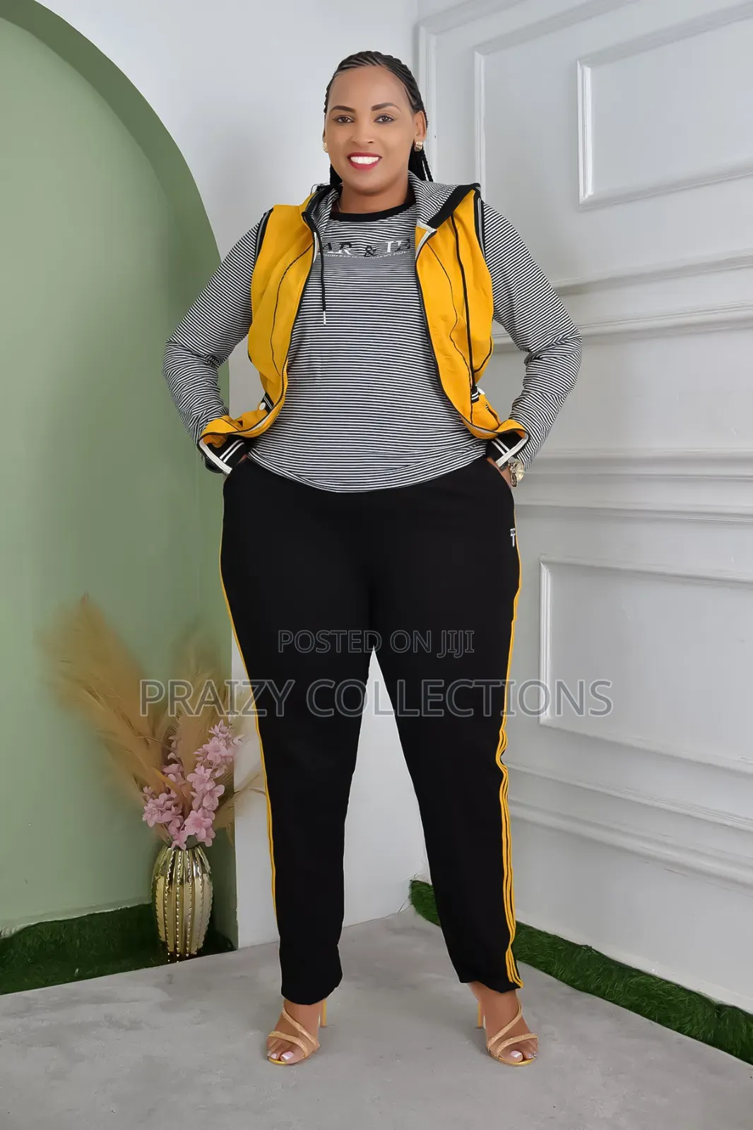 Stylish 3-Piece Casual Set Original Tracksuits Turkey Sample