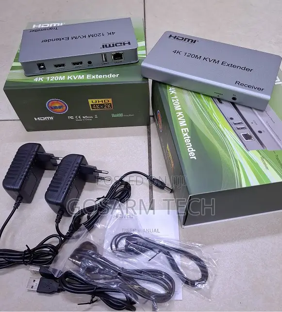 Advanced 120M HDMI KVM Extender Over Cat6 USB Keyboard Mouse Control