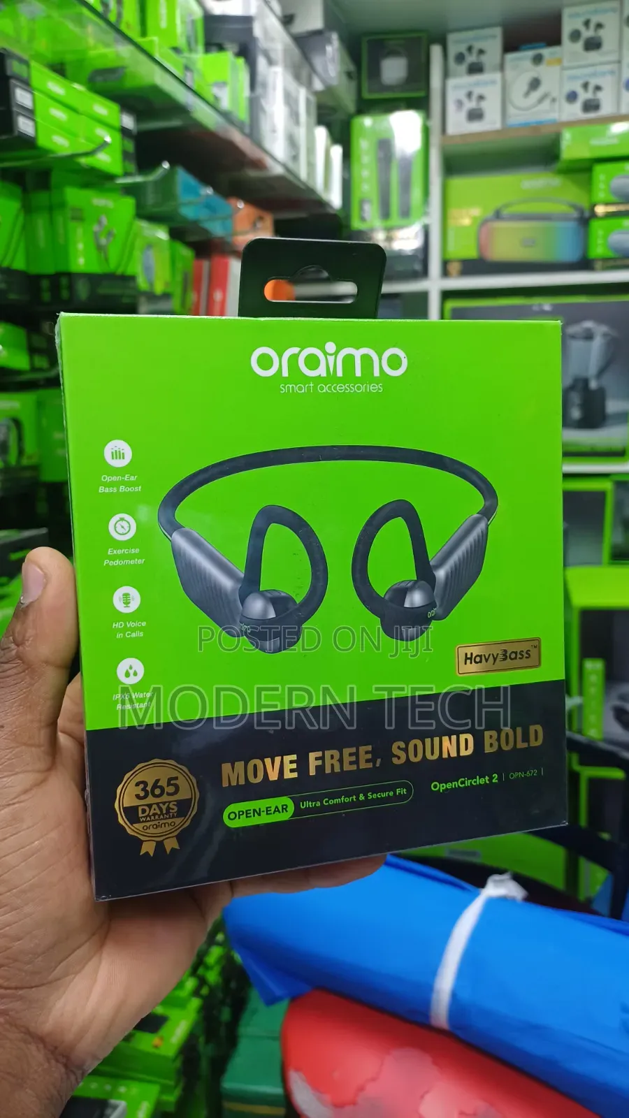 Oraimo OpenCirclet 2 Open Ear Ultra Comfort $Secure Fit