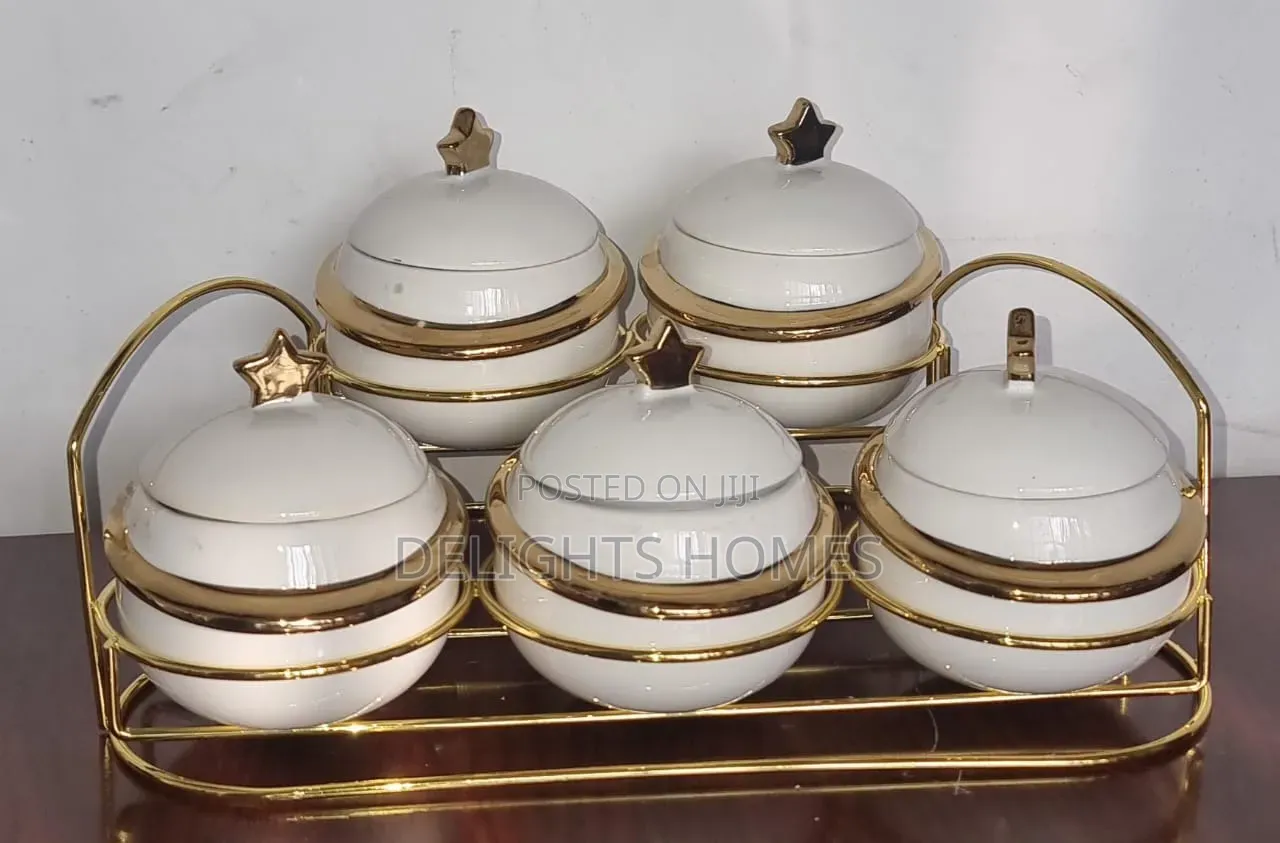 Golden Sugar Dish Set_pa