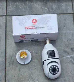 Dual Lens WiFi Bulb Camera 360° Pan Tilt CCTV Security Camera
