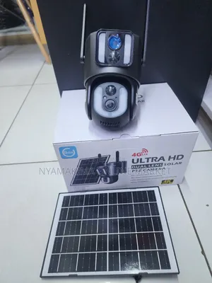4g U Box Dual Lens Solar Camera 8mp