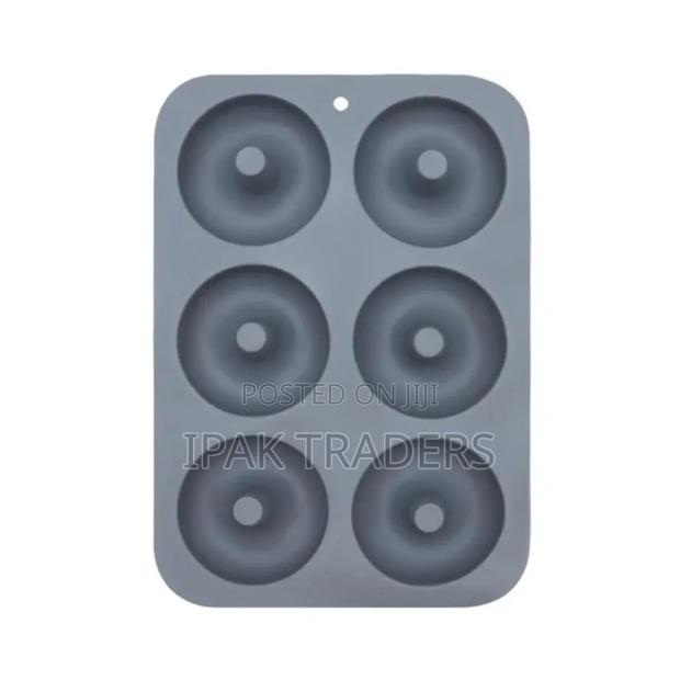 Nonstick 3D Donut Shape Silicon Baking Cake Tin - thumbnail 2
