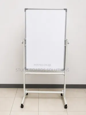 3ftx2ft Whiteboard With Portable Wheeled Stand—Ideal for Small Offices
