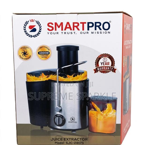 Juice Extractor SMARTPRO 1000W SJC-2817S Stainless Steel