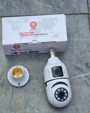 Double Lens PTZ Bulb WiFi Camera