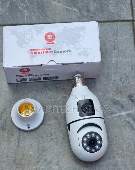 Double Lens PTZ Bulb WiFi Camera