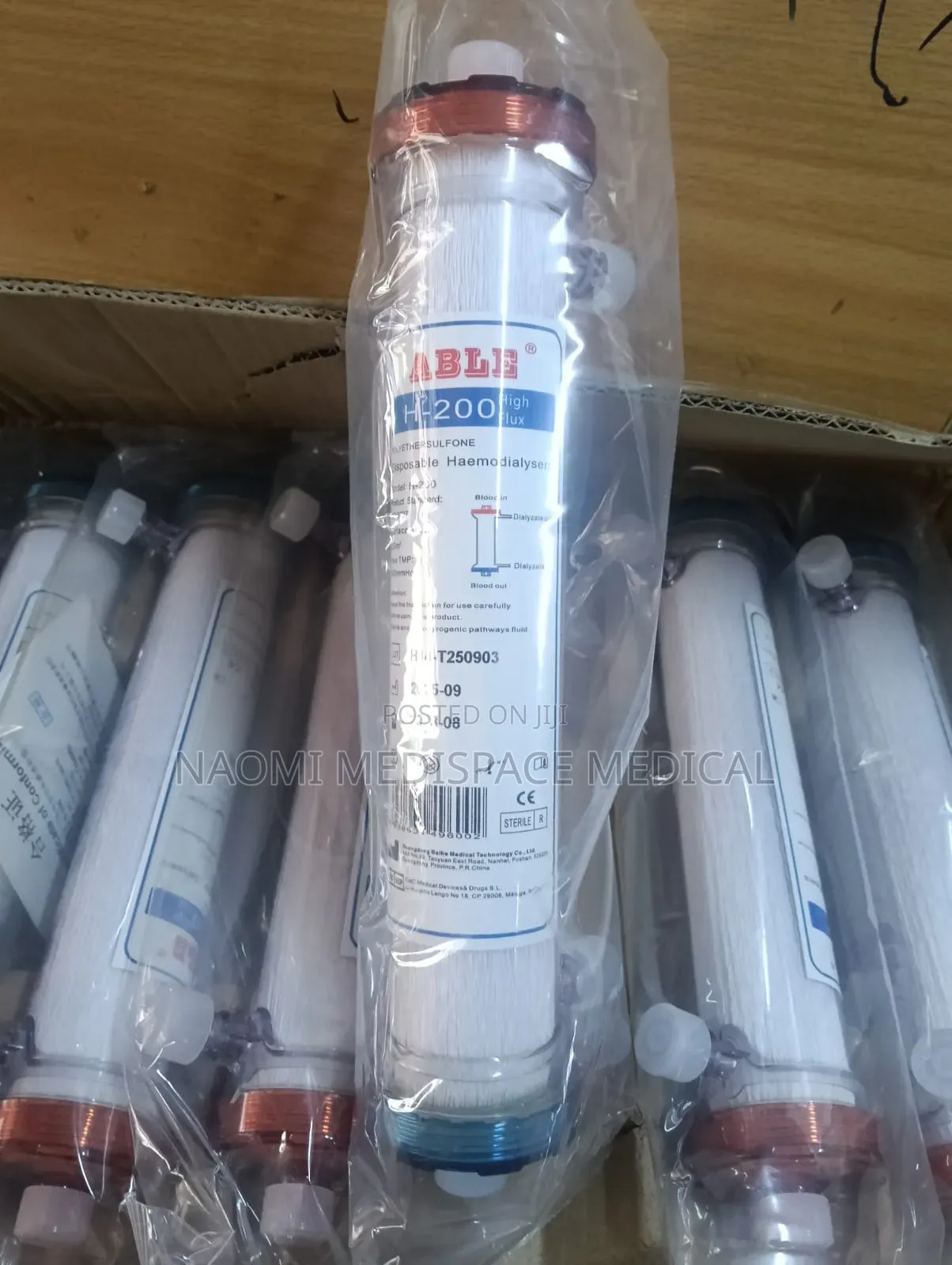 Able H-200 High Flux Disposable Haemodialyzer