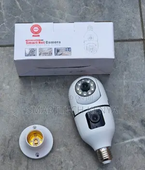 V380 Wireless CCTV Bulb PTZ Dual Camera