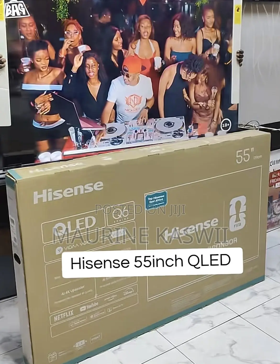 Hisense 55” Inch Qled Uhd 55q6q
