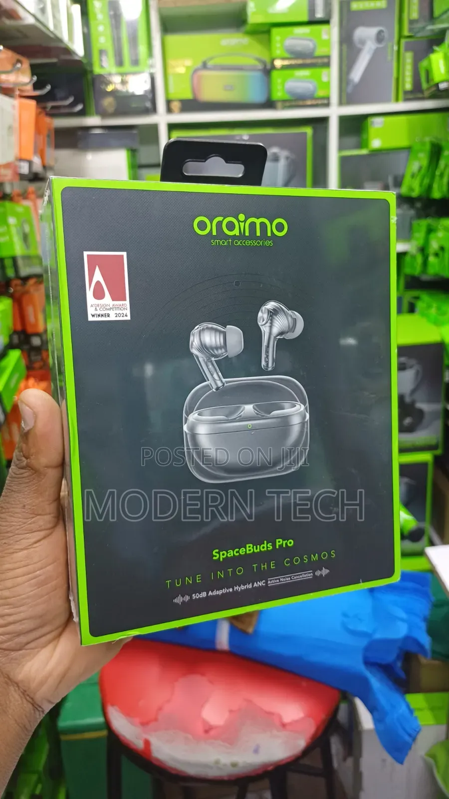 Oraimo SpaceBuds Pro 50dB ANC Spatial Audio