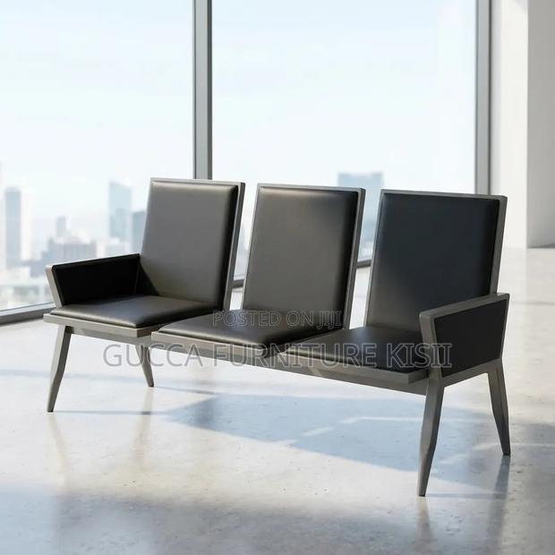 Reception Bench; 3-Seater Premium Office Waiting Bench