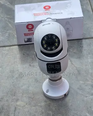 V380 Pro Dual Lens Nanny Camera Bulb Camera