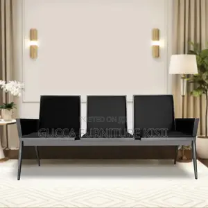 Reception Bench; 3-Seater Premium Office Waiting Bench