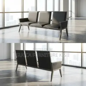 Reception Bench; 3-Seater Premium Office Waiting Bench