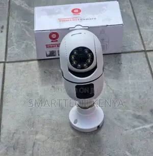 CCTV Bulb Camera Dual Lens PTZ Bulb Camera 360° 1080p With Motion