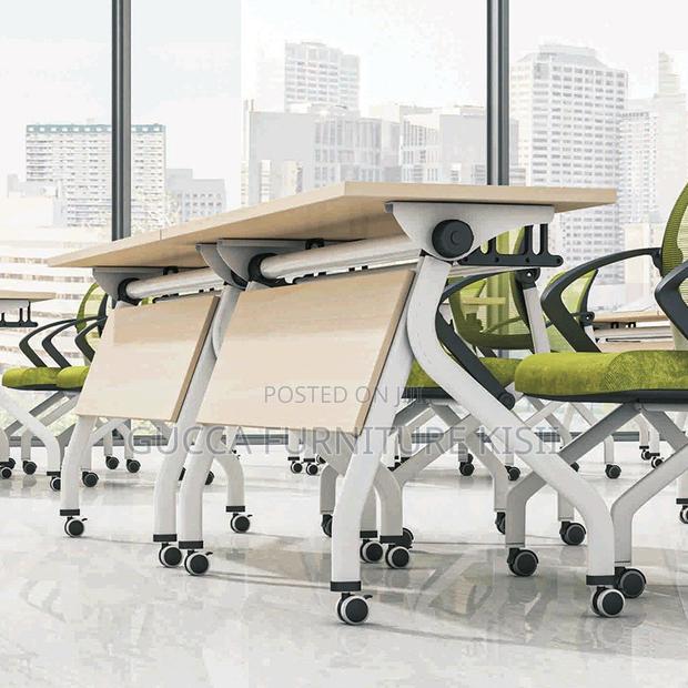 Office Table; Foldable Office Training Table - thumbnail 8