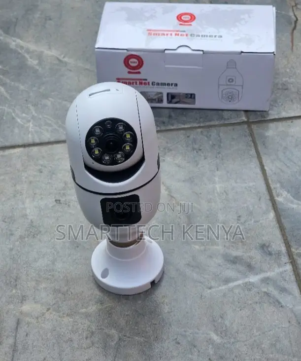 Dual Lens Bulb Camera Light CCTV Ip Camera Wireless PTZ Surveillance