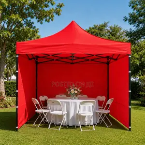 Pop Up Party Gazebo Tent With Side Covers