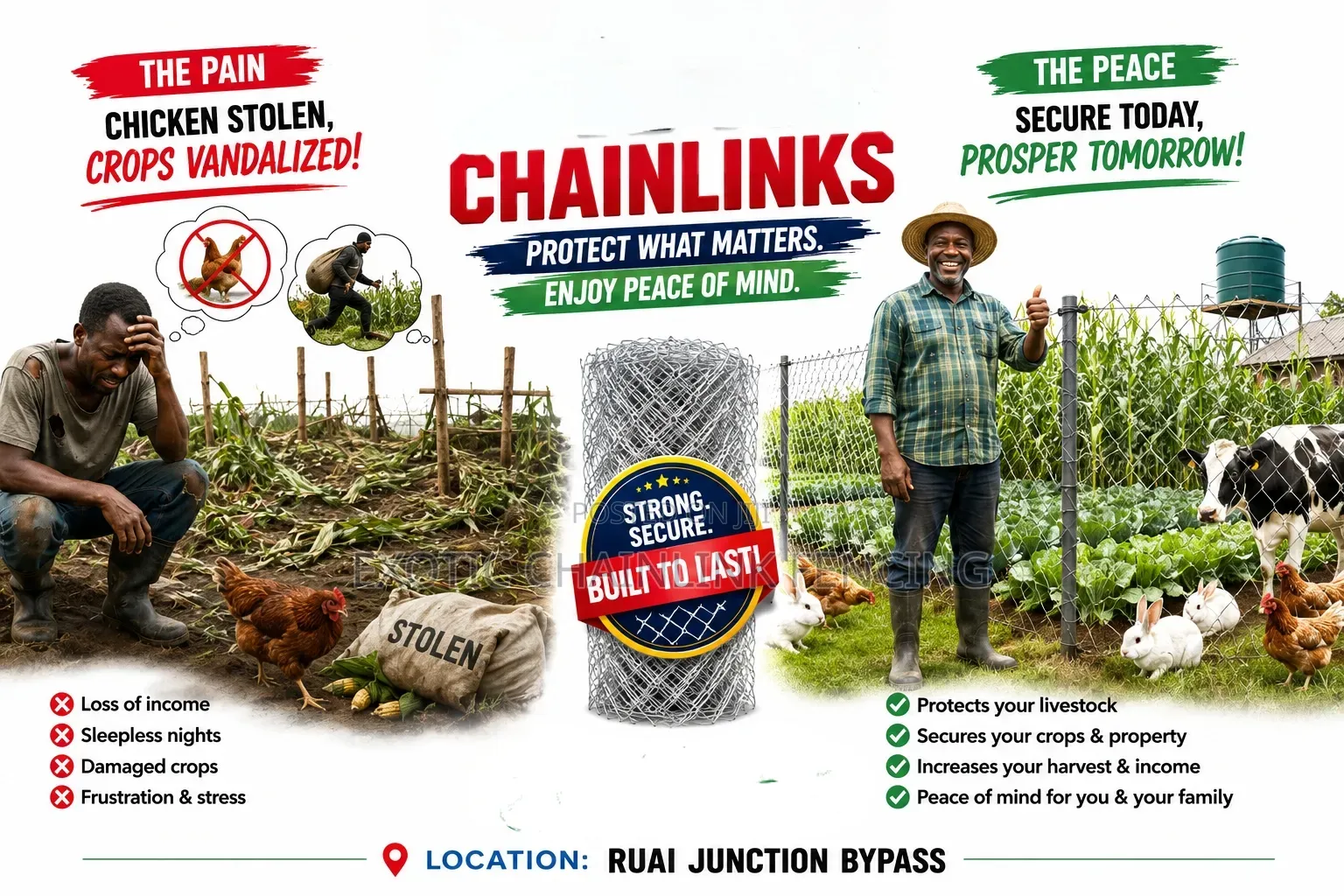 5ft 80x80mm Chainlink Gauge 14