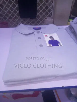 Grey Poloshirts of Different Brands Texture Available