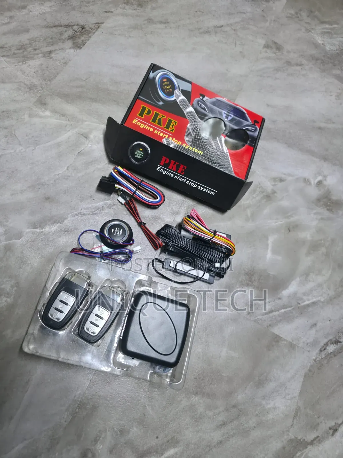 Car Engine Start Stop System Push Start Conversion Kit
