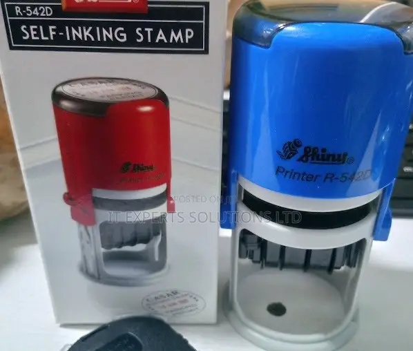 Self Inking Stamp Circular Stamp
