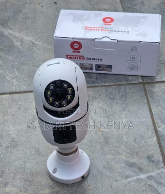 Smart Bulb CCTV Camera Dual Lens WiFi Security Camera