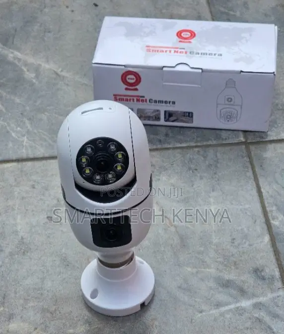 Smart Bulb CCTV Camera Dual Lens WiFi Security Camera