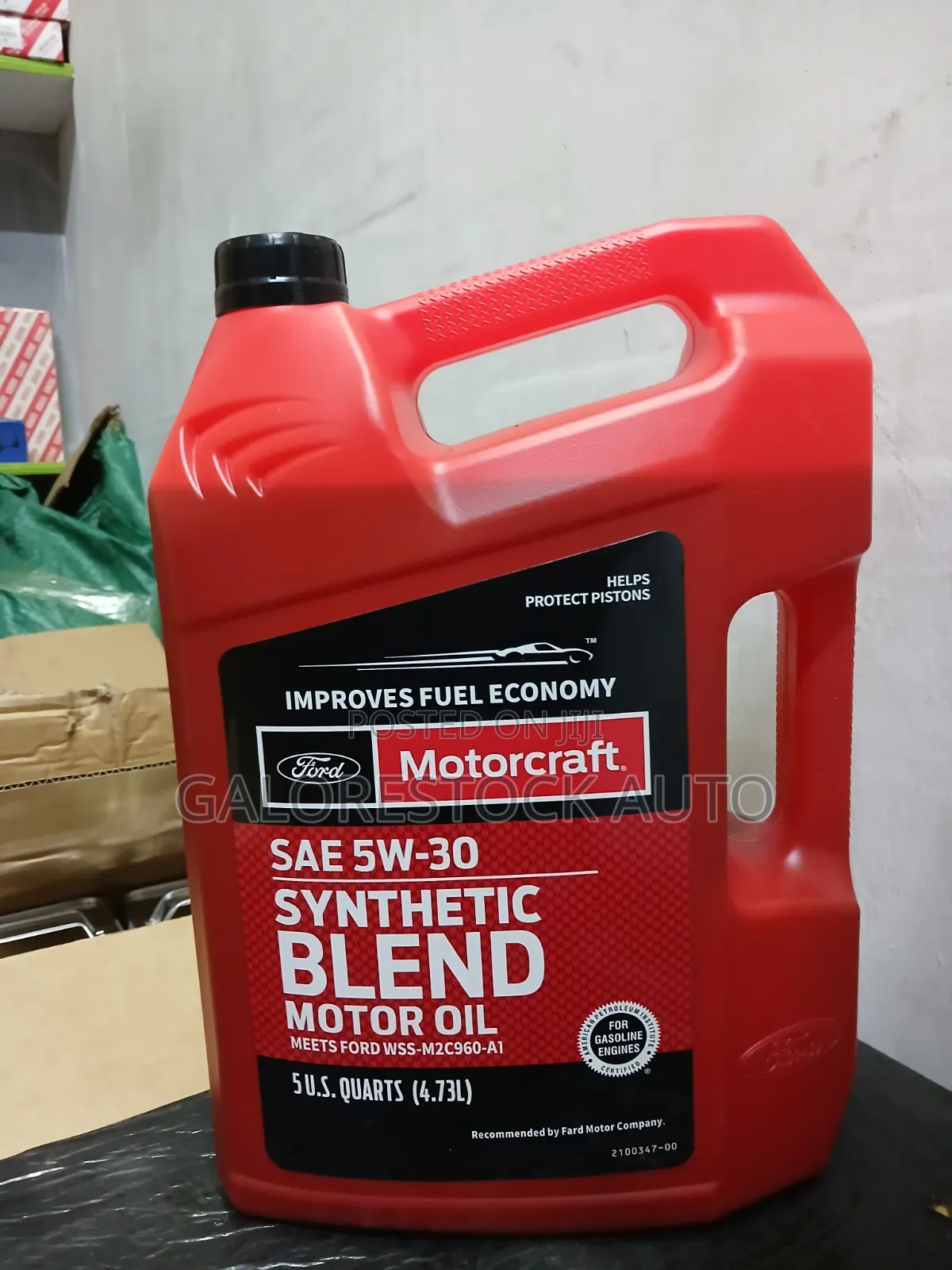 Ford Motorcraft Sae 5w30 Synthetic Blend Motor Oil