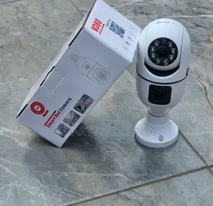 WiFi Bulb Security Camera With Dual Camera Motion Detection