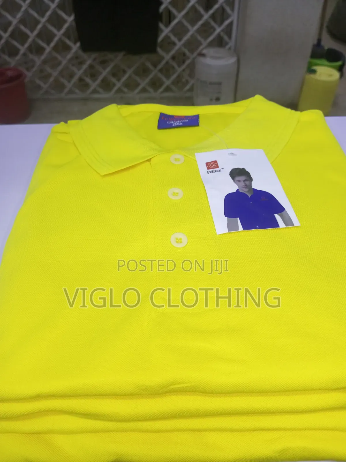Yellow Plain Poloshirts Available