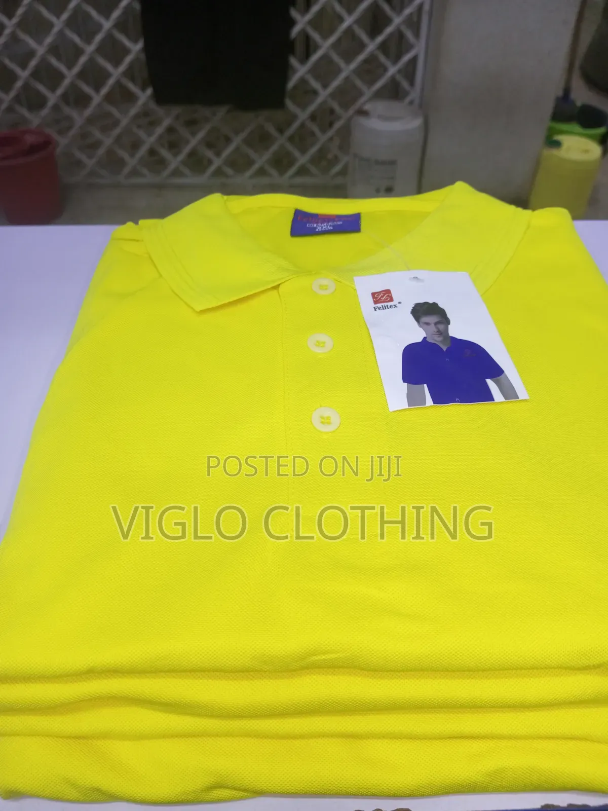 Yellow Plain Poloshirts Available