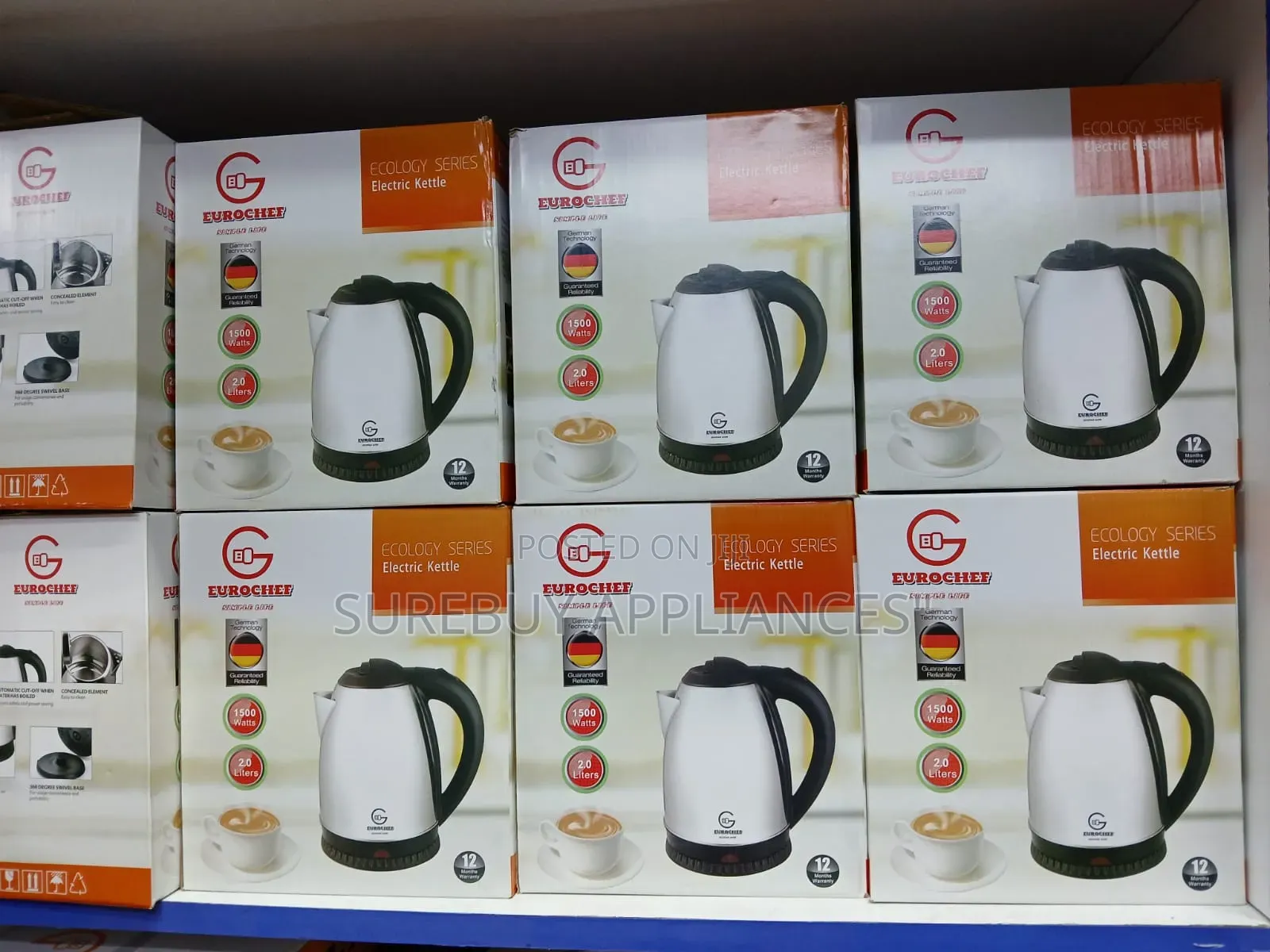 Eurochef Electric Kettles Available