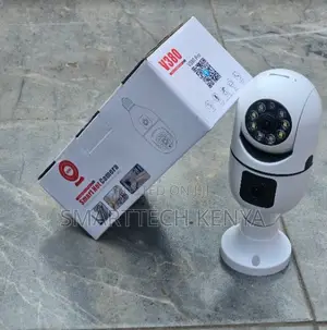 E27 Smart CCTV Bulb Camera Dual Lens Wireless Security Camera