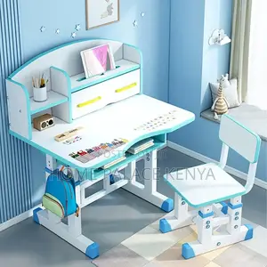 Kids Study Desk; Adjustable Height Kids Desk for Comfortable Studying