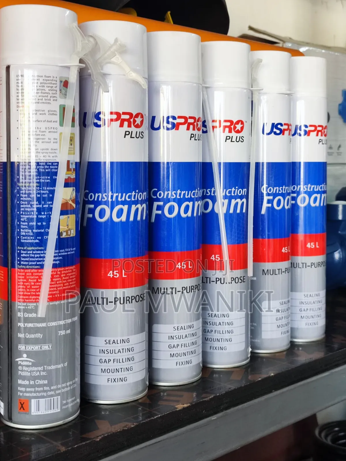 USPRO Plus 45L Multi-Purpose Construction Foam